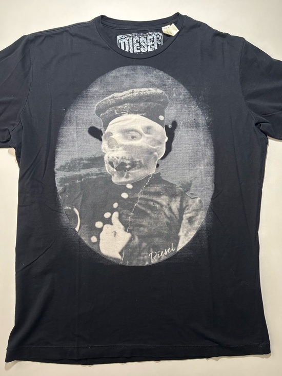 Diesel Other - Diesel archived Black Graphic Skull Portrait Y2K shirt
